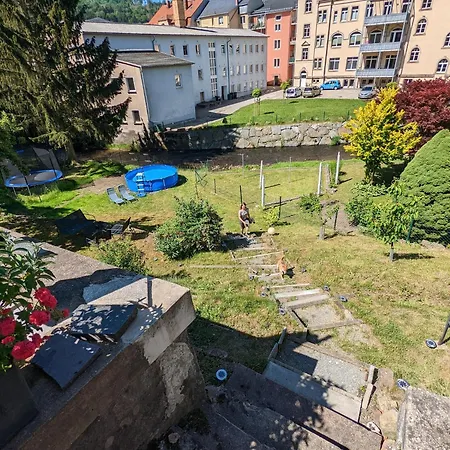 Famzi - Urlaubsmagie - Familienwohnung Mit Sauna, Pool Und Whirpool Am Fluss Sebnitz